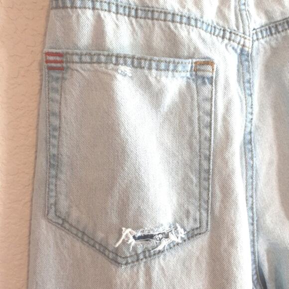 Urban Outfitters BDG High Rise Loose Baggy Oversized Distress Wide Leg Jeans 28 - Picture 7 of 12